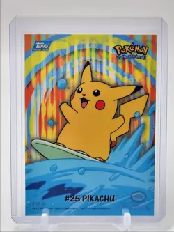 PIKACHU 2000 TOPPS POKEMON TV ANIMATION EDITION #25 A Q2371 - Image 1