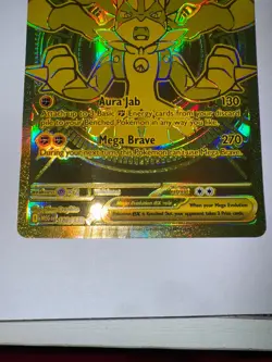 Pokemon TCG: Mega Evolution (MEG/ME01): Mega Lucario EX 188/132 Gold Foil - Image 5