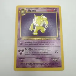 1999 Pokemon Fossil 1st Edition Hypno Rare #23/62 - Image 2