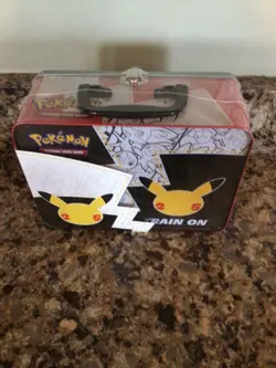 Pokemon TCG Celebrations 25th Anniversary Collectors Chest Lunch Box Sealed - Image 2