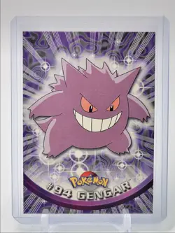 GENGAR 2000 TOPPS POKEMON TV ANIMATION EDITION RAINBOW FOIL #94 B Q2371 - Image 1