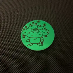 Vintage 1999 Vileplume Green Holo Foil Nintendo Pokemon Jungle WOTC Coin - Image 1