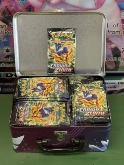 Pokemon Sword & Shield Crown Zenith New Sealed 72 Booster Packs - Image 1