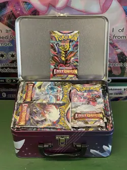 BRAND NEW Pokemon Sword & Shield Lost Origin 72 Booster Packs W/ Tin - Image 1