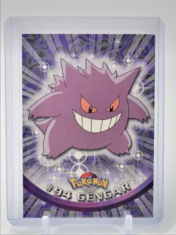 GENGAR 2000 TOPPS POKEMON TV ANIMATION EDITION RAINBOW FOIL #94 A Q2371 - Image 1