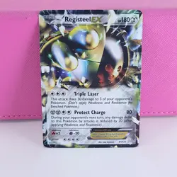 2012 Pokemon Registeel EX 81/124 Dragons Exalted MP - Image 1