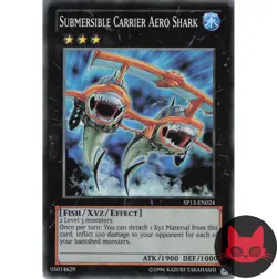 Yugioh Submersible Carrier Aero Shark SP13-EN024 Common LP - Image 1