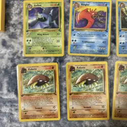 Vintage Pokemon 1st Edition Fossil Series - lot of 16 cards - Non Holo - Image 2