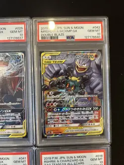 PSA 10 Pokemon Card Game Japanese Tag Team GX RR 4 Card Set Bulk Holo - Image 3