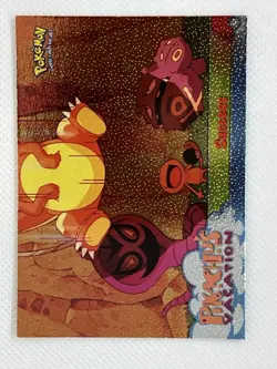 1999 Topps Pokemon Movie Card Pikachu's Vacation: Success Textured Holo RARE - Image 1
