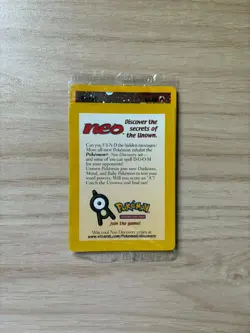 SEALED CARD- Entei #34 Black Star Movie Promo Reverse Holo Neo Pokemon Card - Image 1