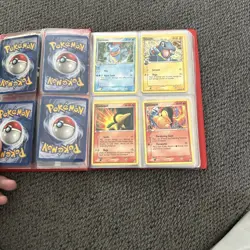 Vintage Pokemon Binder Collection Pikachu Holo Card Lot - Image 3