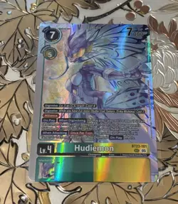 Digimon Card Game Hudiemon BT23-101 SEC BT23 Hackers Slumber AUC5 - Image 1