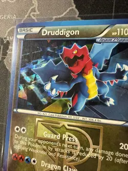 Druddigon 94/135 Cracked Ice Holo Plasma Storm Pokemon Card - Image 2
