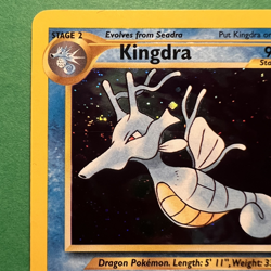 Pokemon TCG Kingdra 8/111 Neo Genesis Holo Rare Card Vintage NM PRETTY SWIRL! - Image 2