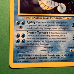 Pokemon TCG Kingdra 8/111 Neo Genesis Holo Rare Card Vintage NM PRETTY SWIRL! - Image 4