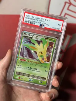 LEAFEON Lv.X Dawn Dash PSA 7 NM Japanese HOLO Pokemon TCG card NEW CERT - Image 2