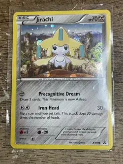 Jirachi Holo Promo XY195 Magearna Mythical Collection NM Pokemon Card - Image 1
