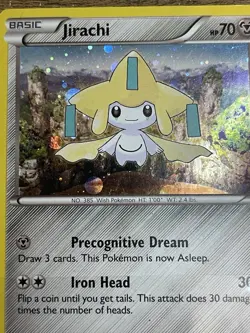 Jirachi Holo Promo XY195 Magearna Mythical Collection NM Pokemon Card - Image 2