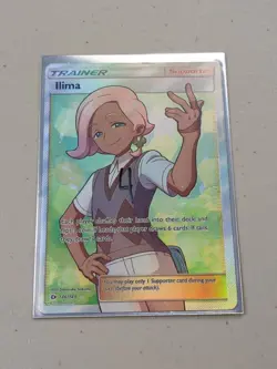 Ilima - 146/149 - Full Art Ultra Rare Sun & Moon Set - Pokemon Card - NM - Image 1