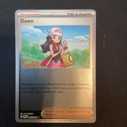 Dawn Trainer Card 87/94 Reverse Holo Pokemon Phantasmal Flames - Image 1