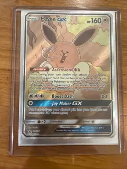 Pokemon Eevee GX SM233 Promo Card English TCG, Used, Many Impurities - Image 1