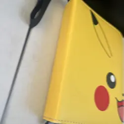 Ultra PRO Pokemon Pikachu 4 Pocket Zippered Card Binder Album w/ Strap - Image 2