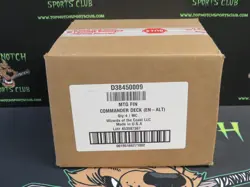 WOTC MAGIC THE GATHERING FINAL FANTASY COMMANDER DECK 4 BOX DISPLAY CASE CG4 - Image 1