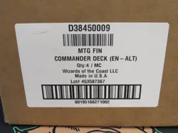 WOTC MAGIC THE GATHERING FINAL FANTASY COMMANDER DECK 4 BOX DISPLAY CASE CG4 - Image 2