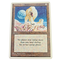 MTG Winter Orb 4th Edition 4ED Rare Colorless Artifact Cant Untap Land LP Magic - Image 1