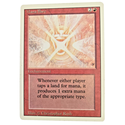 MTG Mana Flare Revised 3ED Rare Red Enchantment Magic the Gathering - Image 1