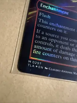 MTG Fated Firepower TLA 0297 M NM Borderless FOIL - Image 4