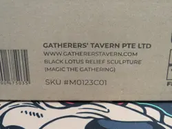 MTG MAGIC GATHERERS' TAVERN BLACK LOTUS RELIEF SCULPTURE SEALED LE /5000 CG4 - Image 2