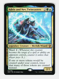 MTG: Adrix and Nev, Twincasters | Commander: Murders at Karlov Manor 198 NM - Image 1