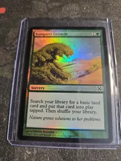 MTG Rampant Growth Tenth Edition 288/383 Foil Common - Image 1