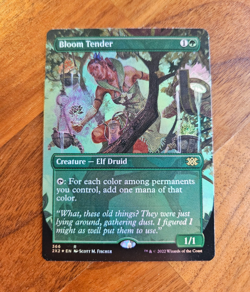 Bloom Tender - BORDERLESS FOIL - NM - MTG - Image 1