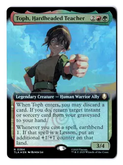 x1 Toph, Hardheaded Teacher R MTG Avatar: The Last Airbender M/NM, English - Image 1