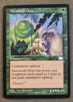 1x Mwonvuli Ooze NM-Mint, English Weatherlight MTG Magic (DS3D1PR).............. - Image 1
