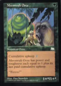 Mwonvuli Ooze - Weatherlight: #135, Magic: The Gathering Nm R124 - Image 1