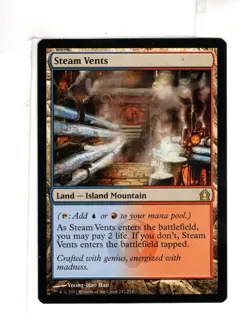 MTG SkeenAB Steam Vents from Return to Ravnica. NM. - Image 1