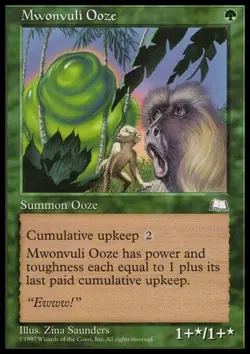MTG Magic - Mwonvuli Ooze - Weatherlight - Rare - NM - Image 1