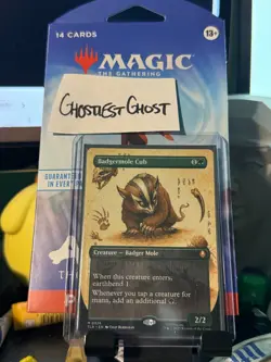 Badgermole Cub (Borderless) #326 MTG Avatar Field Notes Regular Mythic - Image 1