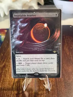 MTG: Outlaws of Thunder Junction Insatiable Avarice R 0325 NM Extended Art - Image 1
