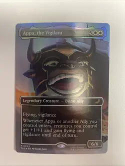 Appa, the Vigilant (Borderless) - Avatar: The Last Airbender: Foil NM Free Ship - Image 1