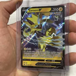 Zeraora V 053/198 Rare Holo Sword & Shield Chilling Reign Pokemon TCG NM/MT Card - Image 2