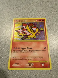 Moltres Holo Secret Rare Pokemon TCG Platinum Supreme Victors 149/147 - Image 2