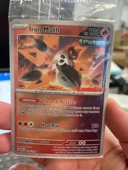 Pokemon - Iron Moth - 028/182 (Gamestop Promo) 28 NM SEALED - Image 1