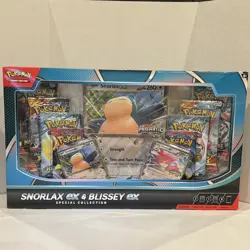 Pokemon TCG Snorlax ex and Blissey ex Special Collection Box Factory Sealed - Image 1