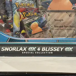Pokemon TCG Snorlax ex and Blissey ex Special Collection Box Factory Sealed - Image 5