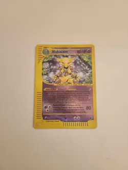 2002 Alakazam 001/165 Pokemon TGC Expedition Base Set Reverse Holo - Image 1